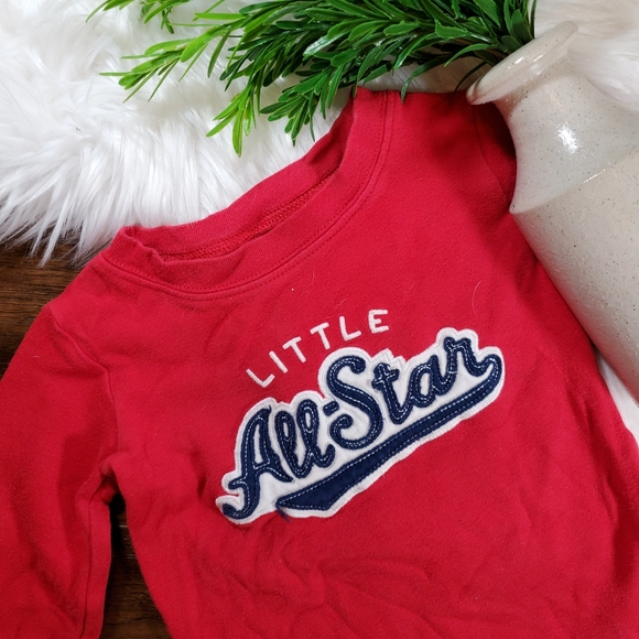 🌿5/$25 Carter's Red All-Star Bodysuit | sz 24m - Picture 3 of 7